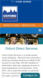 Mobile Screenshot of oxforddirectservices.co.uk